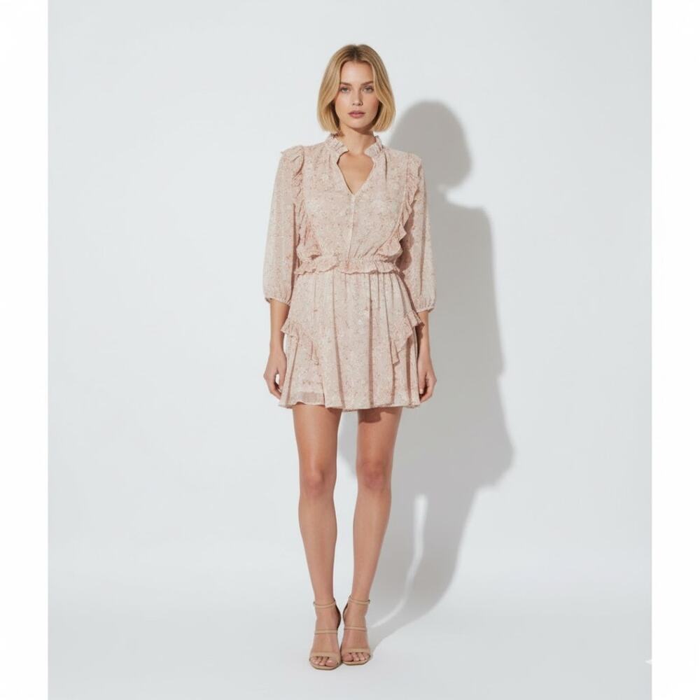 Cleobella Zaria Mini Dress New Blush Pink Small